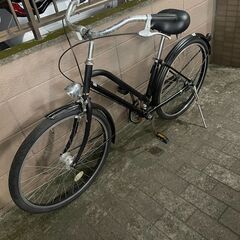 ビーチクルーザー No.1320 ブラック 自転車 26インチ coastline