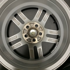 【中古】中古ホイール 15インチ 4本セットウェッズ RAVRION(ラブリオン)15x6J/+45/100/5Hシルバー/スポーク