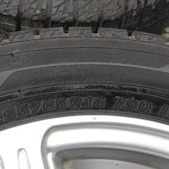 【値下】スタッドレス、ホイルつき 165/65R14 4本セット