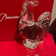 バカラのアニマルクリスタルにわとり