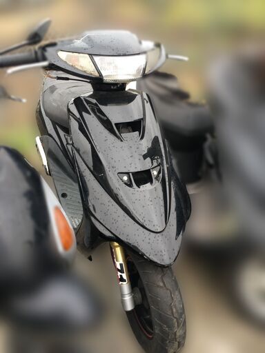 ジョグ ZR？JOG カスタムすげーたかい社外フォーク