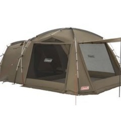 コールマンアテナタフスクリーン2ルームハウス タン 新品未使用インナーシート付属 インナーシート付、使用2回】Coleman アテナタフスクリーン2ルームハウス