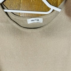 FRAY I.D ニットコンビタックティアードワンピース