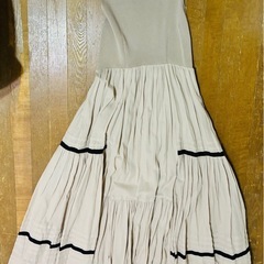 FRAY I.D ニットコンビタックティアードワンピース