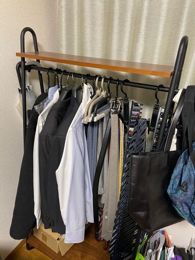 anthem 【美品】anthem ハンガーラック スチール キャスター付き