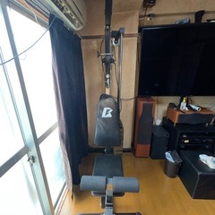 ファイティングロードホームジム100 （改） トレーニングベンチ ホームジム コンパクト インクラインベンチ