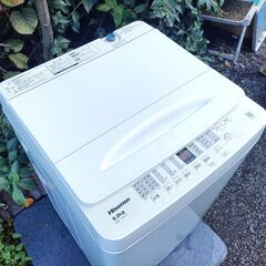 ★お届け可‼★2022年製 Hisense 6.0㎏ 全自動洗濯機 HW-T60H