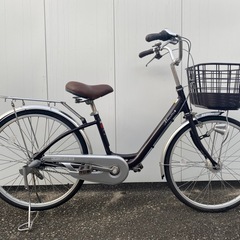 受け渡し完了致しました アルミフレームで軽い自転車です。26インチ  内装3段ギヤ オートライト ローラーブレーキ 整備済 受け渡し完了致しました アルミフレームで軽い自転車です。26インチ