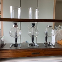 [引取り限定]業務用サイフォン式コーヒーメーカー　ミル付き