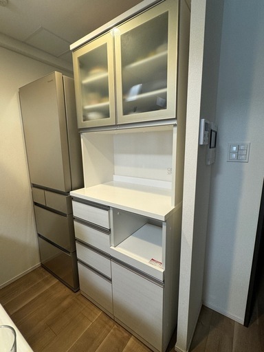 【11/2AMに引き取りに来ていただける方】ニトリ食器棚 本音の口コミ】食器棚、キッチン収納 【11/2AMに引き取りに来て