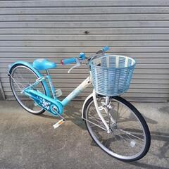 新車　ブリヂストン BRIDGESTONE エコパル24 女の子用 子供自転車 24インチ 　ブルー