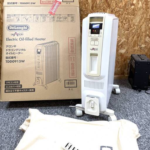 【 デロンギ / DeLonghi 】オイルヒーター リモコン付 ドラゴンデジタル TDD0915W/美中古 デロンギ ドラゴンデジタル オイルヒーター （☆デロンギ☆ ドラゴン