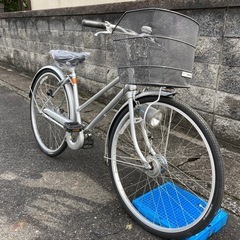 【26インチ自転車】ブリヂストン製　内装3段変速　オートライト付❗️前後タイヤ、サドル新品❗️若林自転車　浜大津店　SALE中❗️