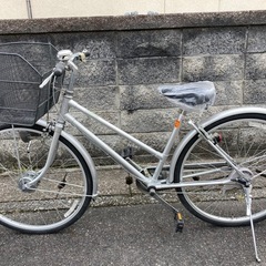 【26インチ自転車】ブリヂストン製　内装3段変速　オートライト付❗️前後タイヤ、サドル新品❗️若林自転車　浜大津店　SALE中❗️