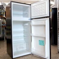 2ドア冷蔵庫 130L 2020年製 JR-N130A ハイアール 100Lクラス ブラック