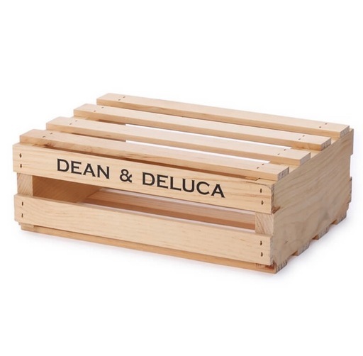 DEAN\u0026DELUCA ウッドクレートボックス Lサイズ