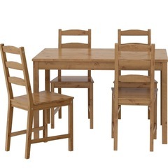 ＼IKEA JOKKMOKK テーブル＆4脚／　半年使用