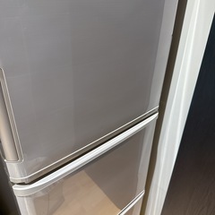 SHARP 3ドア冷蔵庫 耐震ロック付 
