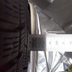 上品！パーティードレス オレンジ ベアトップ 豪華なバックリボン 花嫁/前撮り-１４インチ　スタッドレスタイヤ・アルミホイール　４本セット　１６５／６５Ｒ１４