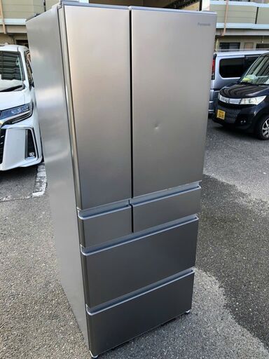 【超ポイント祭?期間限定】 冷蔵庫 2021年式 /6ドア 心地よく ステンレスシルバー 冷蔵庫・冷凍庫
