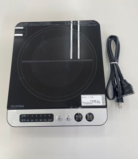 ★ジモティ割あり★ アイリスオーヤマ IHコンロ  18年製 動作確認／クリーニング済み TJ9488