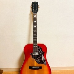 Conqueror CS-27 日本製 ビンテージアコースティックギター チェリー 