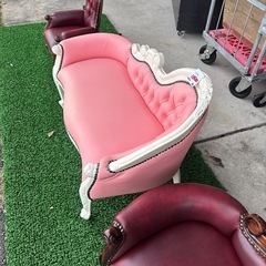 ミニソファ ミニソファー キッズ  子供部屋 ドールチェア クラシック おしゃれ インテリア ピンク