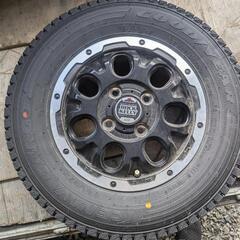 スタッドレスタイヤアルミ付軽トラ貨物用