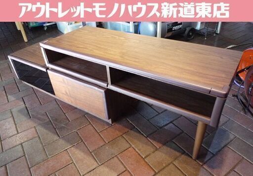 伸縮式 テレビボード テレビ台 TVボード ニトリ ブルックリン 幅 約106cm～約190cm 引出し付き 中古 札幌市東区 新道東店