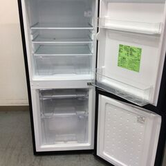 (11/9受渡済)JT9738【IRISOHYAMA/アイリスオーヤマ 2ドア冷蔵庫】2022年製 IRSD-14A-B 家電 キッチン 冷蔵冷凍庫 右開き 142L