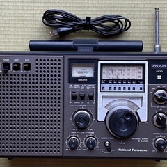 【昭和レトロBCLラジオ】ナショナル COUGAR 2200 昭和レトロBCLラジオ】ナショナル COUGAR 2200