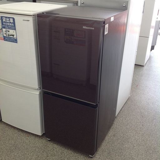 ♢Hisense ノンフロン冷凍冷蔵庫【2022年製】HR-G13C-BR