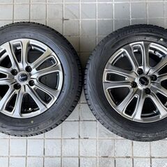 まあまあ美品★軽・コンパクト用スタッドレスタイヤセット★175/65R14　5分山
