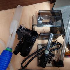 観賞魚用 水槽、ろ過装置、ライト 一式