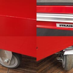 STRAIGHT ストレート ツールワゴン 引き出し付  3段 キャスター付 耐荷重150kg