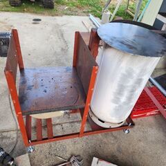 廃油、廃棄タイヤストーブ製作