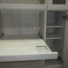 R076 共和産業 一体型 おしゃれ キッチンボード、キッチン収納、幅85cm 