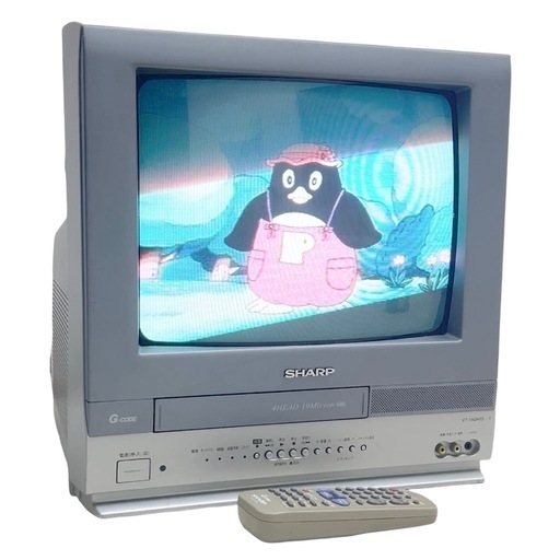 SHARP シャープ テレビデオ VT-14GH10 SHARP シャープ 14型 デュエット ビデオ内蔵テレビデオ VT