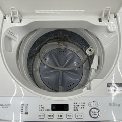 【お持ち帰り大特価•家電6ヶ月保証】SHARP 洗濯機　5.5kg ES-GE5D 2020年製