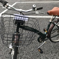 ★ジモティ割あり★  自転車   ２６インチ   グリーン   動作確認／クリーニング済み KJ6712 ☆ジモティ割あり☆ 自転車 26インチ グリーン 動作確認