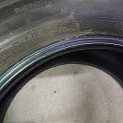 引き取り 225/60R16 4本 スパイクタイヤ ノキアン カップピン バリ溝   