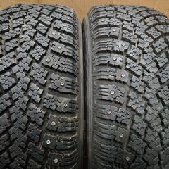 引き取り 225/60R16 4本 スパイクタイヤ ノキアン カップピン バリ溝   