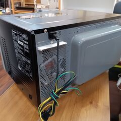 2023年製 Panasonic パナソニック 単機能レンジ NE-FL222-K  横開き 22L メタルブラック ヘルツフリー 黒 電子レンジ　　■近隣配送無料 買取GO‼　栄和店