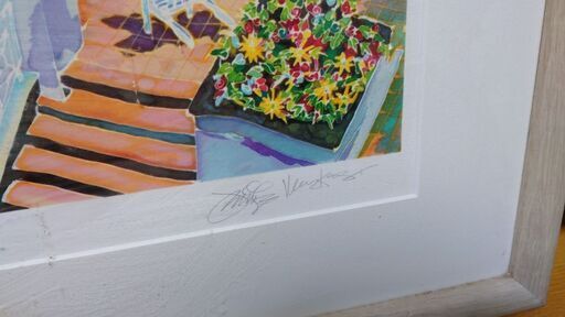保証書付【絵画】ジェニファー・マークス(メディテラネオ)(AP 保証書付【絵画】ジェニファー・マークス(メディテラネオ)(AP
