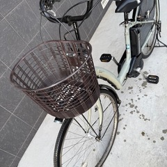 大阪府 無料配達 ブリヂストン 電動アシスト自転車 グレー 26インチ