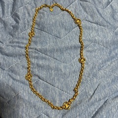 セリーヌマカダムネックレスゴールド 