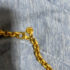 セリーヌマカダムネックレスゴールド 