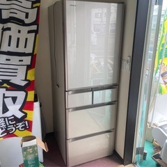 【美品】日本製 日立 415L 5ドア 冷蔵庫 真空チルド 自動製氷 クリスタルブラウン R-S4200F 2015年製 引取りOK 京都 BL24 日立 5ドア冷凍冷蔵庫 真空チルド 415L R-S4200F(XN)クリスタル