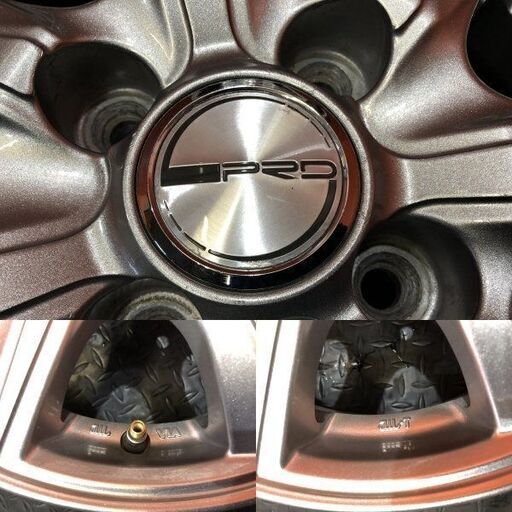 DUNLOP PRD 社外ホイール 13インチ 4本 5J4HPCD100+35 プロボックス