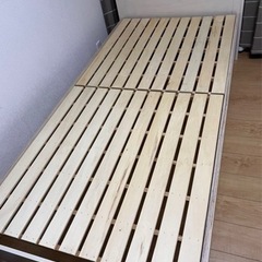 ニトリ シングルベッド すのこ スピース マットレス付き